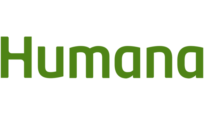The logo of Humana, a health insurance company, partnering with Sound Advice Hearing Doctors. Serving MO, AR, and OK.
